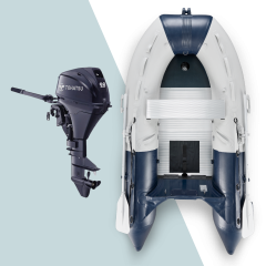 300 cm NOARD bateau pneumatique avec 9,8 CV Tohatsu moteur (MFS9.8BS)