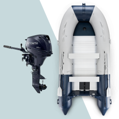 380 cm NOARD bateau pneumatique avec moteur Tohatsu 15 CV (MFS15ES)