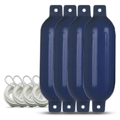 Set de 4 pares-battages L (60cm|bleu)