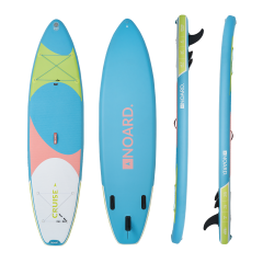 NOARD SUP Stand Up Paddle Surfboard bubbles bunt blau rot gelb grün